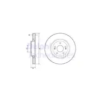 DELPHI Bremsscheiben + Bremsbel&auml;ge f&uuml;r HYUNDAI i20N i20 N BC3 BI3 1.6 T-GDi N 204 PS vorne
