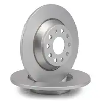 DELPHI Bremsscheiben + Bel&auml;ge f&uuml;r VW Golf 7 Passat B8 Tiguan Touran A3 8V Q3 F3 TT hinten
