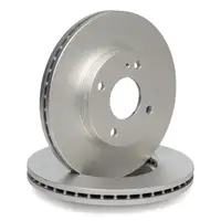 Brake Kit: Brake Discs + Brake Pads for FORD Fiesta 6 MK6 (Front)