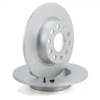 HIRSCHER Bremsscheiben + Bel&auml;ge + Sensor f&uuml;r VW Golf 7 A3 8V Leon 5F Karoq vorne + hinten