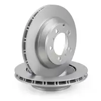 DELPHI BG5057C Bremsscheiben Satz f&uuml;r PORSCHE Cayenne (9YA 9YB) PR-1KV hinten 9Y0615601