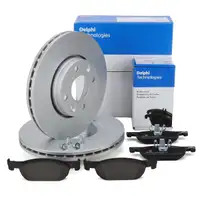 DELPHI Bremsscheiben + Bremsbel&auml;ge f&uuml;r RENAULT Clio 4 Zoll DACIA Logan 2 Sandero 2 vorne