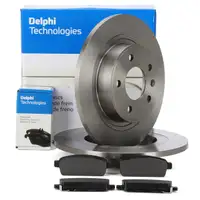 DELPHI Bremsscheiben + Bremsbel&auml;ge f&uuml;r OPEL Astra J Zafira C Cascada Ampera hinten