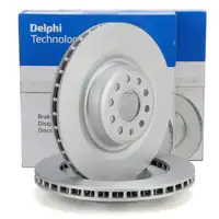 DELPHI BG9357C Brake Disc Set for TESLA Model X 5YJX Rear 1027632-00-B