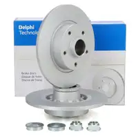 DELPHI Bremsscheiben + Radlager Satz f&uuml;r FIAT Talento NISSAN Primastar OPEL RENAULT hinten