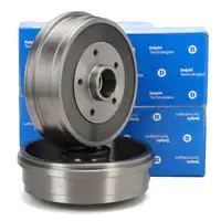 DELPHI Bremstrommeln + Radlager Satz f&uuml;r DACIA Duster HS_ HM_ mit ABS hinten 432008208R
