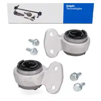 2x DELPHI Querlenkerlager f&uuml;r BMW 3er E46 Z4 E86 E85 Vorderachse unten hinter