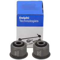 2x DELPHI TD1228W Querlenkerlager f&uuml;r PSA C5 III C6 407 508 I vorne unten au&szlig;en 3656.04