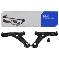 2x DELPHI Querlenker Lenker Radaufh&auml;ngung + Traggelenk f&uuml;r FORD Fiesta 6 MK6 Ka+ vorne