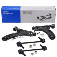 2x DELPHI Quelernker + Traggelenk + Koppelstange f&uuml;r OPEL Corsa C Combo Tigra B vorne