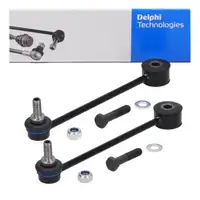 2x DELPHI TC1962 Koppelstange Pendelst&uuml;tze f&uuml;r VW Caddy 3 4 / Alltrack hinten 2K0505465B