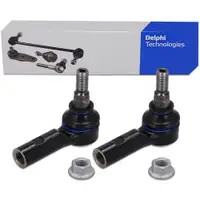 2x DELPHI TA2461 Spurstangenkopf f&uuml;r MERCEDES Sprinter B906/907/910 VW Crafter 2E 2F vorne