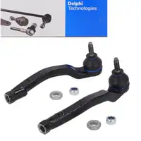 2x DELPHI Spurstangenkopf f&uuml;r RENAULT Clio 3 Megane 2 Grand / Scenic 2 vorne