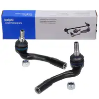 2x DELPHI tie rod ends for MERCEDES C-Class W203, CL203, CLK C/A09, SLK R171 (front)