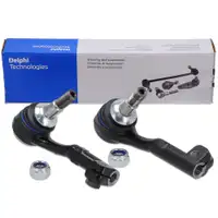 2x DELPHI Spurstangenkopf f&uuml;r BMW 1er E81-88 3er E90-93 X1 E84 Z4 E89 OHNE xDrive vorne