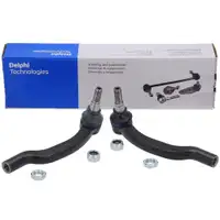2x DELPHI Spurstangenkopf f&uuml;r PSA Jumper 2 Boxer FIAT Ducato 250 OPEL Movano C vorne