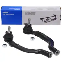 2x DELPHI Spurstangenkopf f&uuml;r RENAULT Espace 4 Laguna 2 Trafic 2 3 DACIA Duster HM vorne