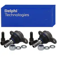 2x DELPHI TC967 Traggelenk F&uuml;hrungsgelenk f&uuml;r VW Transporter T4 vorne unten 7D0407361
