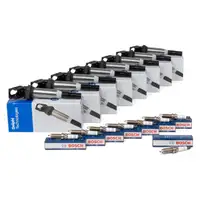 8x DELPHI Z&uuml;ndspule + 8x BOSCH Z&uuml;ndkerze f&uuml;r BMW 5er F10 F11 550i M5 6er F12 F13 F06 650i