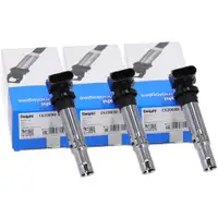 3x DELPHI CE2003012B1 Z&uuml;ndspule f&uuml;r VW Polo 4 5 Ibiza 3 4 Fabia 1 2 Rapid Roomster 1.2 12V
