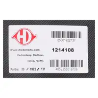 DIEDERICHS Verkleidung Radhausschale f&uuml;r BMW 3er E46 vorne rechts 51718193812