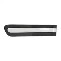 DIEDERICHS Zierleiste T&uuml;rleiste chrom/schwarz f&uuml;r FIAT 500L hinten rechts 735558455