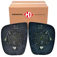 2x DIEDERICHS Au&szlig;enspiegel Spiegelglas f&uuml;r CITROEN Berlingo B9 PEUGEOT Partner ab 03.2012