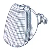 DIEDERICHS 2202072 Blinkleuchte Blinker f&uuml;r VW Polo 2 vorne rechts 867953050C