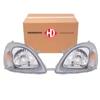 2x DIEDERICHS HALOGEN H4 Frontscheinwerfer Scheinwerfer f&uuml;r TOYOTA Yaris (_P1_)