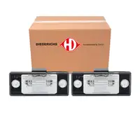 2x DIEDERICHS Kennzeichenleuchte + C5W Gl&uuml;hlampe f&uuml;r VW Golf 4 5 Passat B5.5 Variant