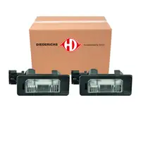 2x DIEDERICHS W5W Kennzeichenleuchte f&uuml;r BMW 3er E90 E91 E92 E93 5er E39 E60