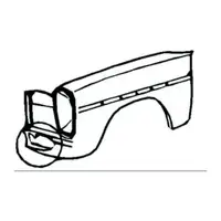 DIEDERICHS Kotfl&uuml;gel f&uuml;r MERCEDES-BENZ /8 W114 W115 Facelift vorne links 1158801718