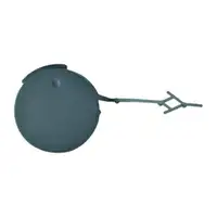 DIEDERICHS Kappe Abschlepp&ouml;se Abschlepphaken grundiert f&uuml;r OPEL Insignia A ab 09.13 vorne