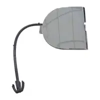 DIEDERICHS Kappe Abschlepp&ouml;se Abschlepphaken chrom f&uuml;r FIAT 500 312 bis 2015 hinten