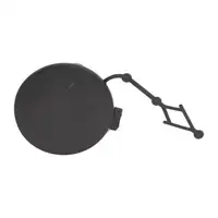 DIEDERICHS 7210053 Kappe Abschlepp&ouml;se Abschlepphaken SCHWARZ f&uuml;r MG 4 EH32 vorne