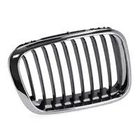 2x DIEDERICHS Chrom-Schwarz Nieren Grill K&uuml;hlergrill f&uuml;r BMW 3er E46 bis 08.2001