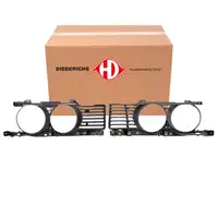 2x DIEDERICHS K&uuml;hlergitter + Scheinwerferblenden f&uuml;r BMW 5er E34 links + rechts