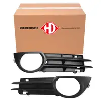 2x DIEDERICHS L&uuml;ftungsgitter Blende Nebelscheinwerfer f&uuml;r AUDI A3 S3 8P 03.2005-05.2008
