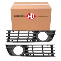 2x DIEDERICHS L&uuml;ftungsgitter Blende Nebelscheinwerfer f&uuml;r AUDI A4 S4 8E B6 links + rechts