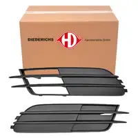 2x DIEDERICHS L&uuml;ftungsgitter Gitter Blende Sto&szlig;stange f&uuml;r AUDI A6 S6 RS6 4G C7