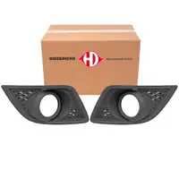 2x DIEDERICHS L&uuml;ftungsgitter Rahmen Nebelscheinwerfer f&uuml;r FORD Fiesta 5 MK5 ab 09.2005