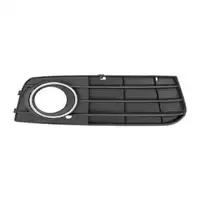 2x DIEDERICHS CHROM/SCHWARZ Blende Nebelscheinwerfer f&uuml;r AUDI A4 S4 8K B8 bis 10.2011