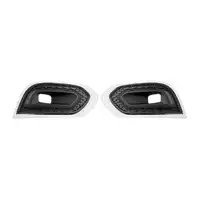 2x DIEDERICHS 4446148 L&uuml;ftungsgitter Rahmen Nebelscheinwerfer f&uuml;r RENAULT Kadjar Facelift