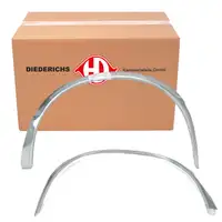 2x DIEDERICHS Seitenwand Innenradlauf Reparaturblech f&uuml;r BMW 3er E30 innen links + rechts