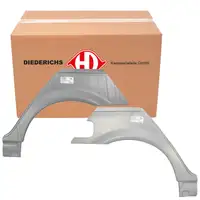 2x DIEDERICHS Seitenwand Radlaufrand Kotfl&uuml;gel Reparaturblech f&uuml;r BMW 3er E46 Limo hinten