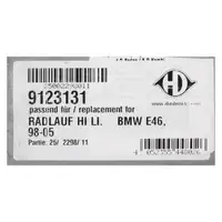 DIEDERICHS 9123131 Seitenwand Radlauf Reparaturblech f&uuml;r BMW 3er E46 Limo hinten links