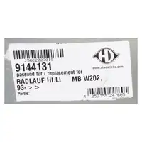 DIEDERICHS Seitenwand Radlaufrand f&uuml;r MERCEDES-BENZ W202 S202 hinten links 2026300121