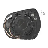 DIEDERICHS Spiegelglas Au&szlig;enspiegel beheizbar konvex f&uuml;r FORD Fiesta 7 Puma rechts 2087325