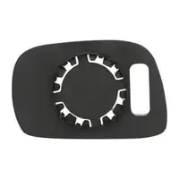 DIEDERICHS 1865026 Spiegelglas Au&szlig;enspiegel konvex f&uuml;r OPEL Agila A SUZUKI Wagon R+ rechts