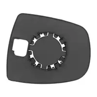 DIEDERICHS Spiegelglas Au&szlig;enspiegel konvex f&uuml;r RENAULT Trafic 2 OPEL Vivaro A oben links